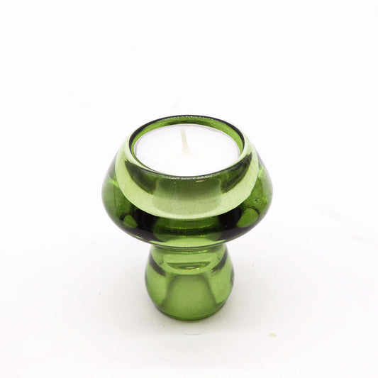 Mushroom Flip Dinner Candle / Tealight Holder - Garden Jade