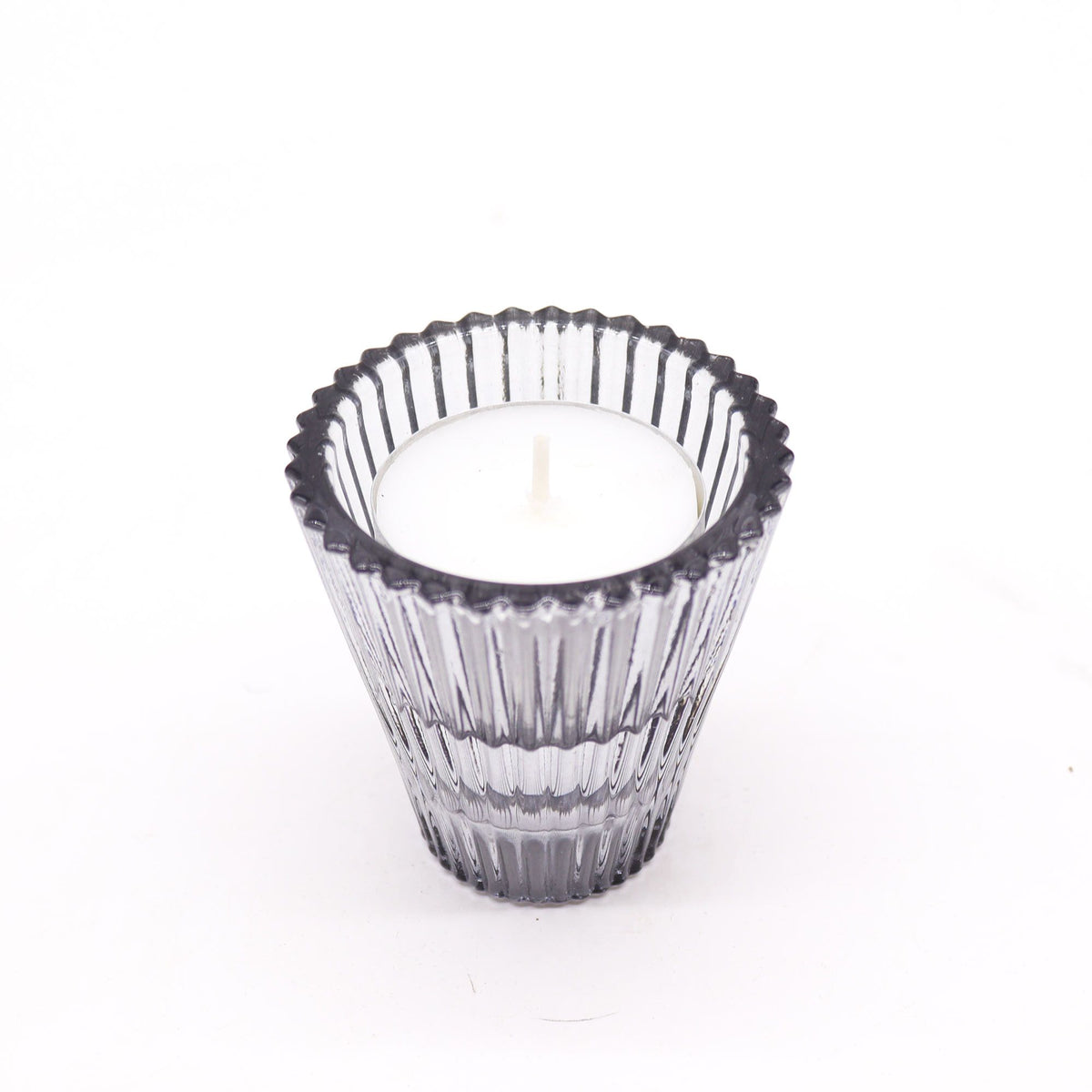 Flip Dinner Candle / Tealight Holder - Midnight Grey