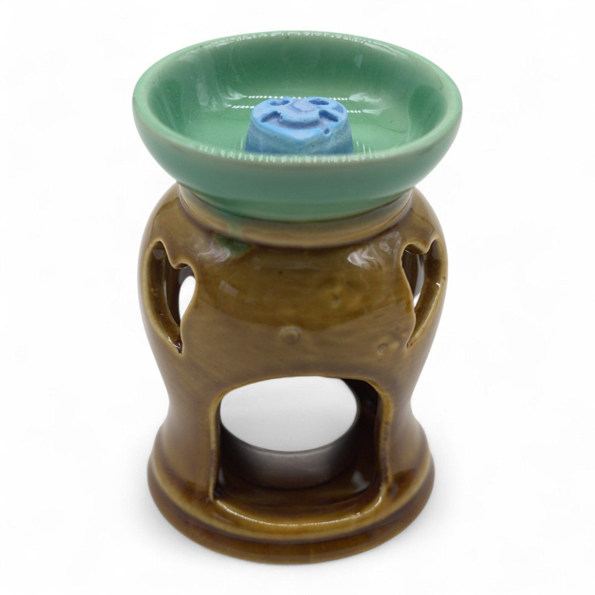 Classic Rustic Oil Burner - Heart Cut-out (assorted)