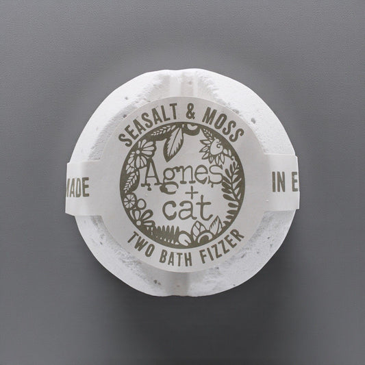 Agnes + Cat Bath Fizzer - Seasalt and Moss